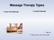 Presentations 'Massage Therapy', 4.