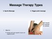 Presentations 'Massage Therapy', 5.