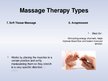 Presentations 'Massage Therapy', 7.
