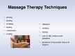 Presentations 'Massage Therapy', 8.