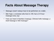 Presentations 'Massage Therapy', 11.