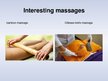Presentations 'Massage Therapy', 12.