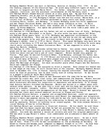 Essays 'History of Wolfgang Amadeus Mozart', 1.