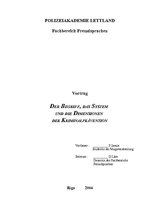 Research Papers 'Der Begriff, das System Und die Dimensionen der Kriminalprävention', 1.