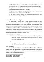 Research Papers 'Differences between British and American English', 18.