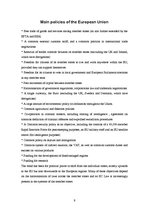 Research Papers 'The History and the Role of EU', 9.