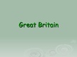 Presentations 'Great Britain', 1.