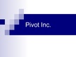 Research Papers 'Company "Pivot"', 14.
