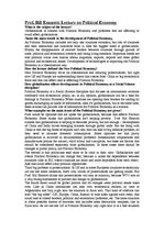 Summaries, Notes 'Political Economy', 1.