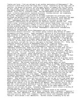 Essays 'Echoes of Literature - The Style of Shakespeare', 1.