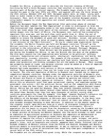 Essays 'African Scramble', 1.