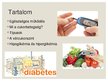 Presentations 'A cukorbetegség', 2.