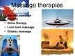 Presentations 'Massage Therapies', 2.