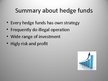 Presentations 'Hedge Funds', 6.