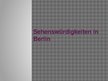 Presentations 'Sehenswürdigkeiten in Berlin', 1.