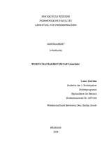 Research Papers 'Wortschatzarbeit im DaF - Unterricht', 1.