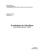 Research Papers 'Terminologie des Sakralbaus im Sprachenpaar Deutsch - Lettisch', 1.