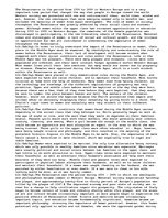 Essays 'Women in the Renaissance', 1.