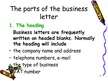 Presentations 'Business Correspondence', 3.