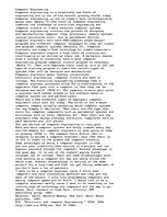 Essays 'Computer Engineering', 1.