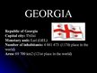 Presentations 'Georgia', 2.