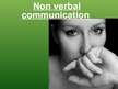 Presentations 'Non Verbal Communication', 1.
