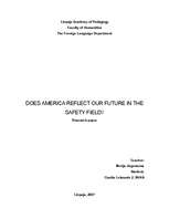 Research Papers 'Does America Reflect Our Future in the Safety Field?', 1.