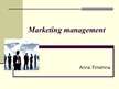 Presentations 'Marketing Management', 1.