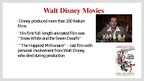 Presentations 'Walter Elias Disney', 7.