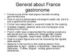 Presentations 'France - Gastronome Paradise', 4.