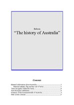 Research Papers 'The History of Australia', 1.
