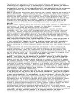 Essays 'Psychological Theories of Criminal Behaviour', 1.