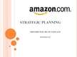 Presentations 'Strategic Planning. www.Amazone.com', 1.