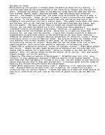 Essays 'The American Dream', 1.