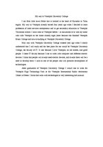 Essays 'My Way to Ventspils University College', 1.