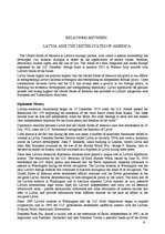 Summaries, Notes 'Economic Relations between Latvia and USA', 6.