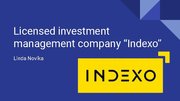 Presentations 'Investment Company "Indexo"', 1.