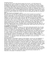 Essays 'Chesapeake', 1.