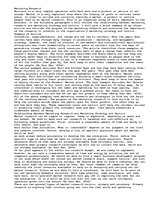 Essays 'Marketing Research', 1.