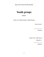 Research Papers 'Youth Groups', 2.