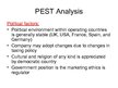 Presentations 'Marks & Spencer Strategy Evaluation. TOWS Matrix and PEST Analysis', 11.