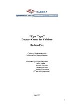Business Plans 'Business Plan "Tipu Tapu" - Daycare Center for Children', 20.