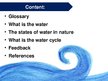 Presentations 'Water Cycle', 2.
