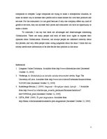 Essays 'Globalization and Latvian Kulture', 3.