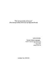 Essays 'The Interpretation of Dreams by Sigmund Freud', 1.