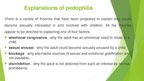 Presentations 'Pedophilia', 10.