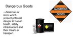 Presentations 'Dangerous Goods', 3.