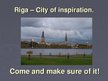 Presentations 'Riga Sightseeing', 17.