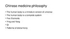 Presentations 'Tradiotional Chinese Medicine and Modern Medicine', 3.