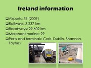 Presentations 'Tourism in Ireland', 3.